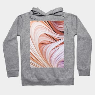 Stranded Strain. Light Abstract Art Strands Hoodie